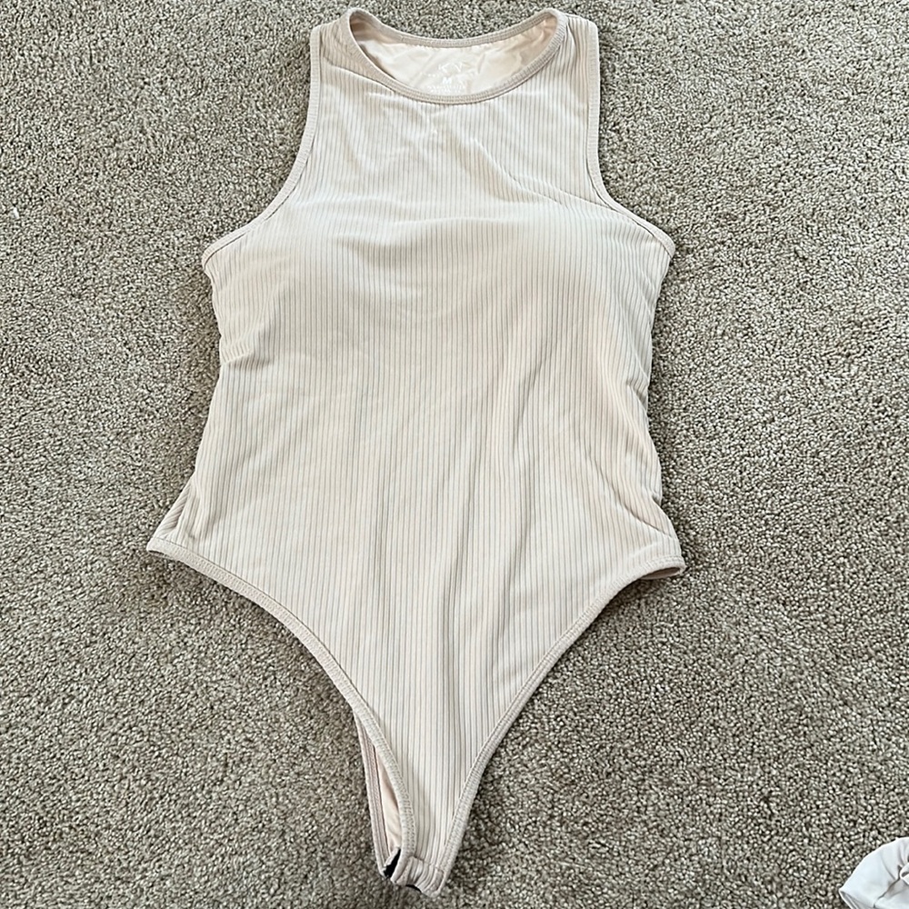 High Neck Brami Bodysuit Klassy Network nude medium